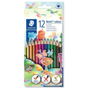 Staedtler Pastelli Matita colorate triangolari  superficie antiscivolo  morbina e vellutata  legno certificato PEFC