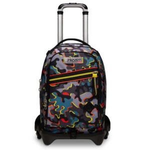 Seven Zaini Scuola TROLLEY JACK-3WD+ SEVEN DYE ON