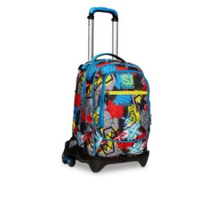 Seven Zaini Scuola TROLLEY JACK-3WD+ SJ GANG GLITZLED BOY