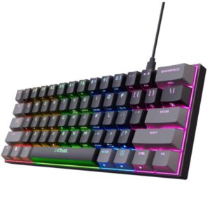 Trust Tastiere Gaming GXT867 ACIRA 60  MINI GAMING KEYBOARD IT