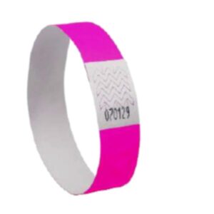 Avery Portanomi e portabadge BRACCIALETTI IDENTIFICATIVI IN TYVEK  ROSA FLUO  RESISTENTI ALL ACQUA 500 PEZZI