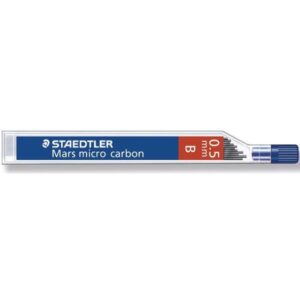 Staedtler Portamine ASTUCCIO 12 MINE MARS MICRO CARBON B 0 5MM