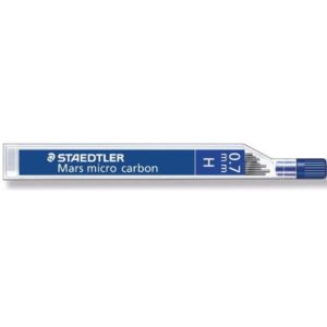 Staedtler Portamine ASTUCCIO 12 MINE MARS MICRO CARBON H 0 7MM