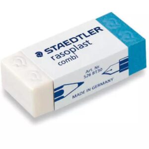 Staedtler Gomme Gomma Rasoplast Combi 526 BT30  43x19x13 mm parte blu per inchiostro su carta comfort quality (conf.30)