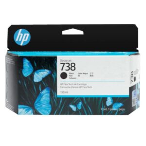 HP Inc CONSUMABILI STAMPANTI GETTO HP 738 130-ml Black DesignJet Ink Cartridge