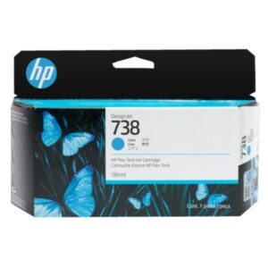 HP Inc CONSUMABILI STAMPANTI GETTO HP 738 130-ml Cyan DesignJet Ink Cartridge