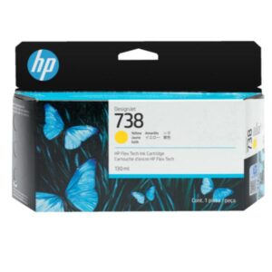 HP Inc CONSUMABILI STAMPANTI GETTO HP 738 130-ml Yellow DesignJet Ink Cartridge