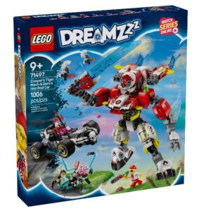 Lego Costruzioni Mech tigre di Cooper e Bolide di Zero