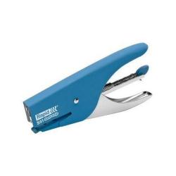 Rapid Cucitrici Cucitrice a pinza Soft Grip blu ergonomica in vernice gommata maneggevole per la casa e l ufficio